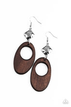 Load image into Gallery viewer, Retro Reveal - Brown Earrings