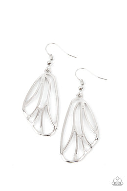 Turn Into A Butterfly - Silver Earrings
