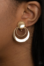 Load image into Gallery viewer, Refined Ruffles - Gold Earrings