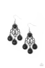 Load image into Gallery viewer, Canyon Chandelier - Black Earrings