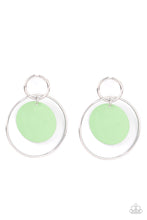 Load image into Gallery viewer, POP, Look, and Listen - Green Earrings