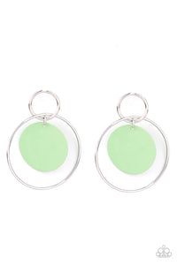 POP, Look, and Listen - Green Earrings
