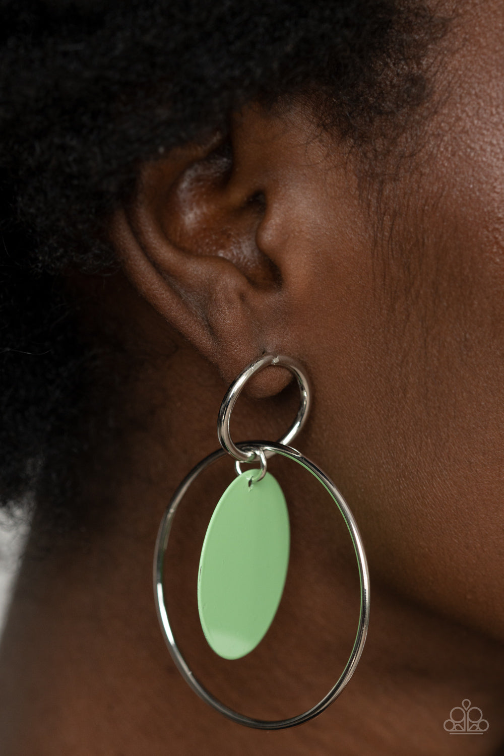 POP, Look, and Listen - Green Earrings