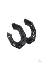 Load image into Gallery viewer, Fabulously Fiesta - Black Earrings