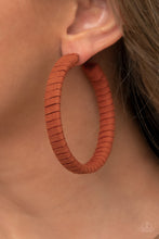Load image into Gallery viewer, Suede Parade - Orange Earrings