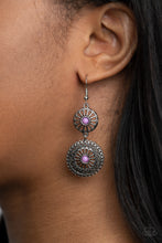 Load image into Gallery viewer, Keep It WHEEL - Purple Earrings