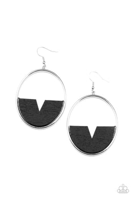 Island Breeze - Black Earrings