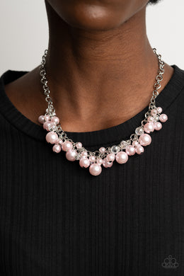 Positively PEARL-Escent - Pink Necklace