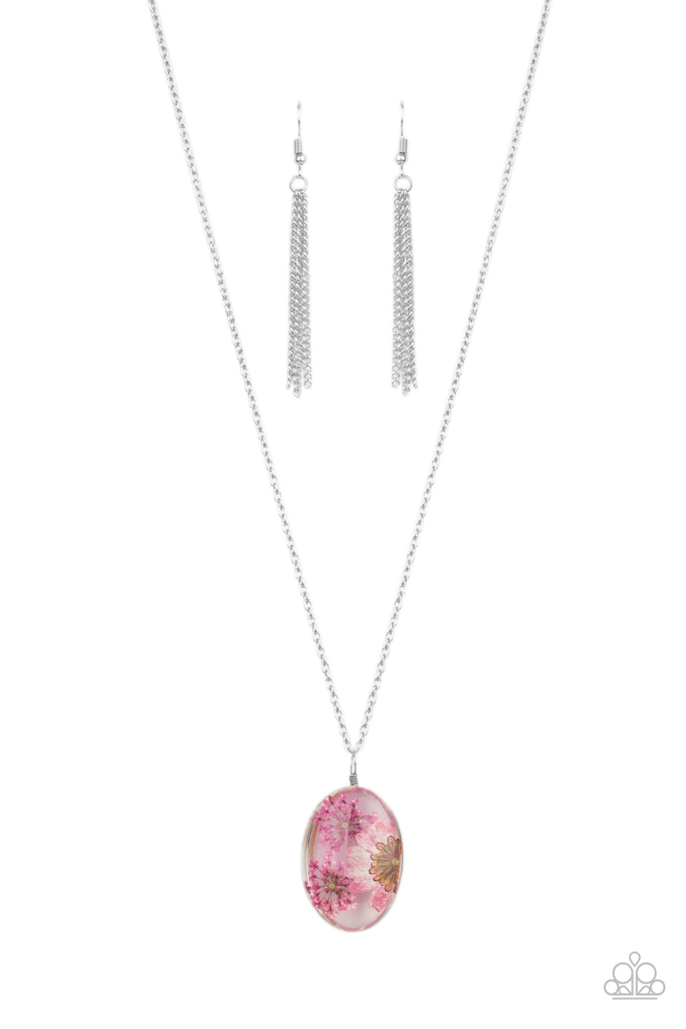 Boho Garden Parties - Pink Necklace