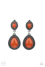 Load image into Gallery viewer, Carefree Clairvoyance - Orange Earrings
