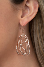 Load image into Gallery viewer, Artisan Relic - Rose Gold Earrings