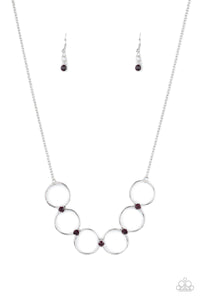 Regal Society - Purple Necklace
