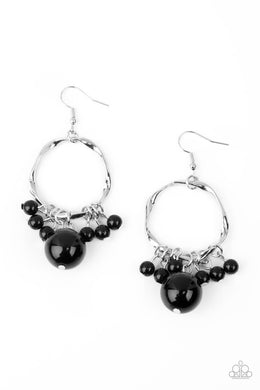 Delectably Diva - Black Earrings