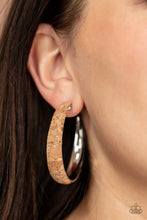 Load image into Gallery viewer, A CORK In The Road - Silver Earrings