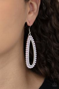 Glamorously Glowing - Pink Earrings