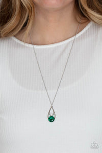 Gala Gleam - Green Necklace