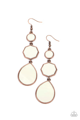 Progressively Posh - Copper Earrings