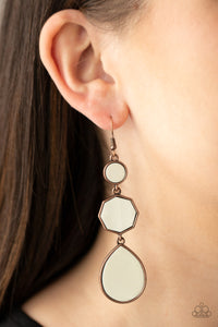 Progressively Posh - Copper Earrings