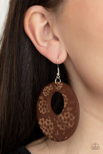 Load image into Gallery viewer, Galapagos Garden Party - Brown Earrings