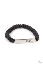 Load image into Gallery viewer, Full Faith - Black Bracelet