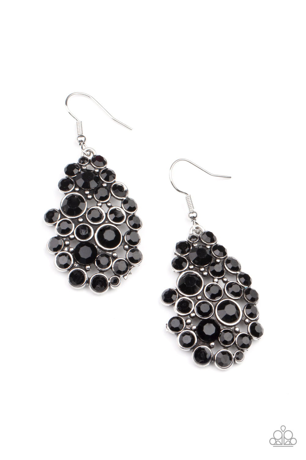 Smolder Effect - Black Earrings