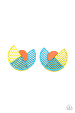 Load image into Gallery viewer, Its Just an Expression - Blue Earrings