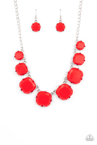 Prismatic Prima Donna - Red Necklace