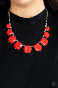 Prismatic Prima Donna - Red Necklace