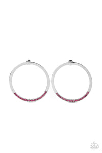 Spot On Opulence - Pink Earrings
