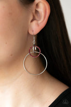 Load image into Gallery viewer, In An Orderly Fashion - Red Earrings