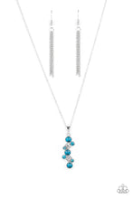 Load image into Gallery viewer, Classically Clustered - Blue Necklace
