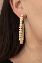 Load image into Gallery viewer, Should Have, Could Have, WOOD Have - White Earrings
