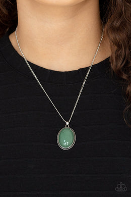 Tranquil Talisman - Green Necklace