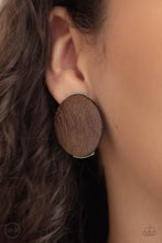 Load image into Gallery viewer, WOODWORK It - Brown Earrings