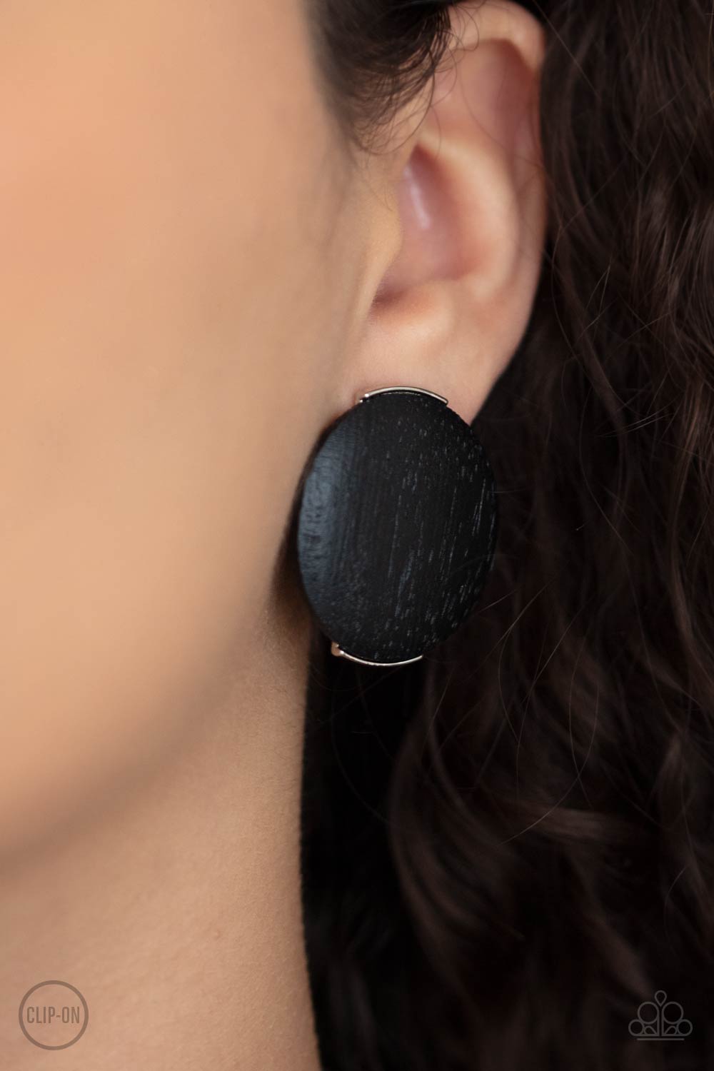 WOODWORK It - Black Earrings