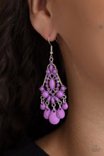 Load image into Gallery viewer, STAYCATION Home - Purple Earrings