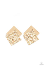 Load image into Gallery viewer, Square With Style - Gold Earrings