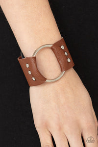 Moto Mayhem - Brown Bracelet