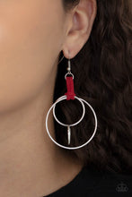Load image into Gallery viewer, Fearless Fusion - Red Earrings