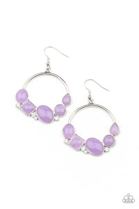 Beautifully Bubblicious - Purple Earrings