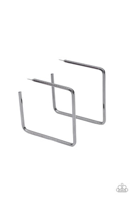 Material Girl Magic - Black Earrings