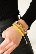 Load image into Gallery viewer, Down HOMESPUN - Yellow Bracelet