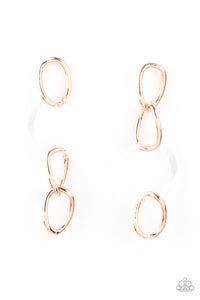 Talk In Circles - Copper Earrings