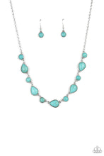Load image into Gallery viewer, Heavenly Teardrops - Blue Necklace