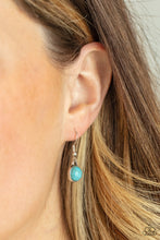 Load image into Gallery viewer, Heavenly Teardrops - Blue Necklace