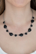 Load image into Gallery viewer, Heavenly Teardrops - Black Necklace