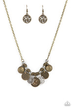 Load image into Gallery viewer, To Coin A Phrase - Brass Necklace