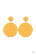 Load image into Gallery viewer, Circulate The Room - Yellow Earrings