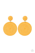 Load image into Gallery viewer, Circulate The Room - Yellow Earrings