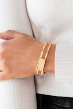 Load image into Gallery viewer, Remarkably Cute and Resolute - Gold Bracelet